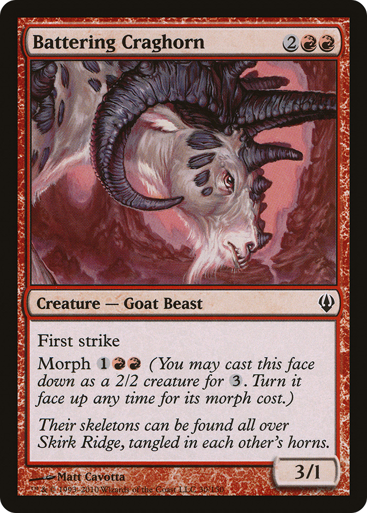 {C} Battering Craghorn [Archenemy][ARC 030]