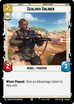 [SWU] Zealous Soldier (251/264) - Ashes of the Empire