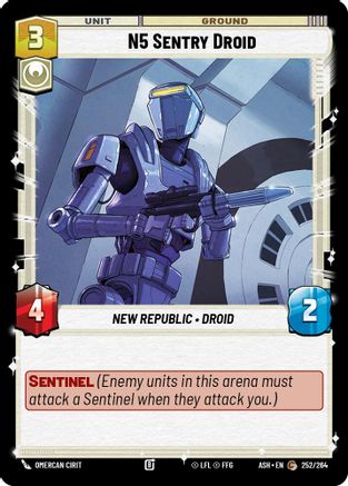 [SWU] N5 Sentry Droid (252/264) - Ashes of the Empire