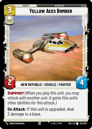 [SWU] Yellow Aces Bomber (253/264) - Ashes of the Empire