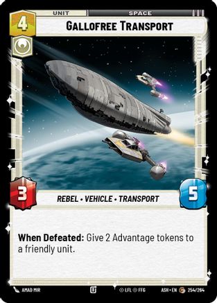 [SWU] Gallofree Transport (254/264) - Ashes of the Empire