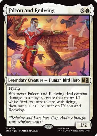 Falcon and Redwing (Surge Foil) [MSC 014]  Foil
