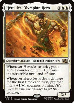 Hercules, Olympian Hero (Surge Foil) [MSC 016]  Foil
