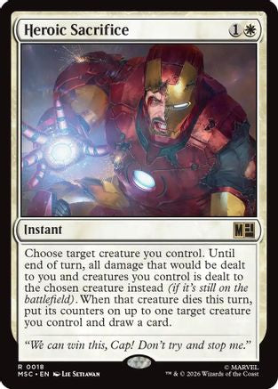 Heroic Sacrifice (Surge Foil) [MSC 018]  Foil