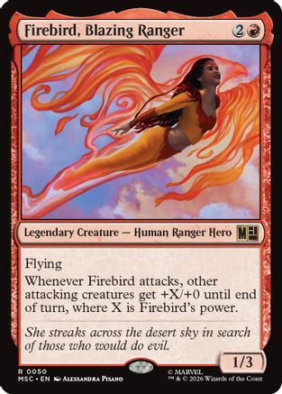 Firebird, Blazing Ranger (Surge Foil) [MSC 050]  Foil