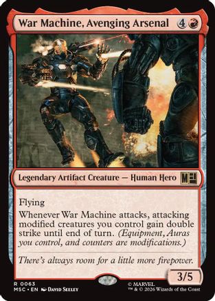 War Machine, Avenging Arsenal (Surge Foil) [MSC 063]  Foil