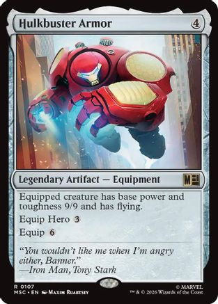 Hulkbuster Armor (Surge Foil) [MSC 107]  Foil