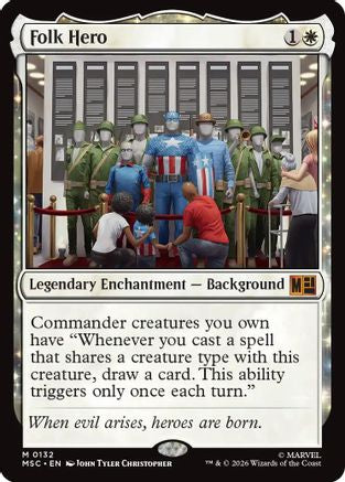 Folk Hero (Surge Foil) [MSC 132]  Foil