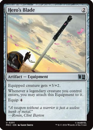 Hero's Blade (Surge Foil) [MSC 201]  Foil
