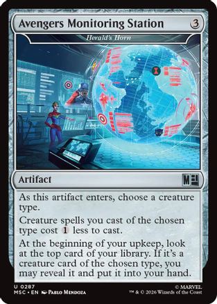 Avengers Monitoring Station - Herald's Horn (Surge Foil) [MSC 287]  Foil