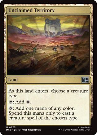 Unclaimed Territory (Surge Foil) [MSC 275]  Foil