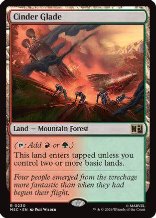 Cinder Glade (Surge Foil) [MSC 230]  Foil