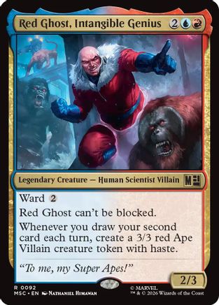 Red Ghost, Intangible Genius (Surge Foil) [MSC 092]  Foil