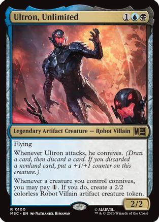 Ultron, Unlimited (Surge Foil) [MSC 100]  Foil