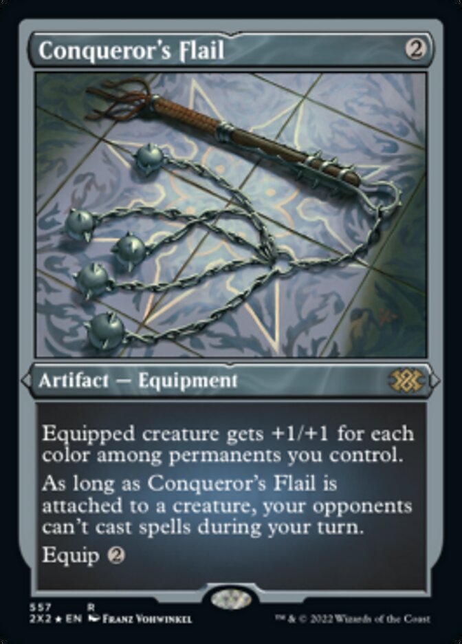 {R} Conqueror's Flail (Foil Etched) [Double Masters 2022][2X2 557]
