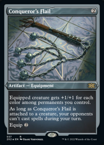 {R} Conqueror's Flail (Foil Etched) [Double Masters 2022][2X2 557]