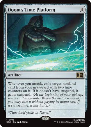 Doom's Time Platform (Surge Foil) [MSC 103]  Foil
