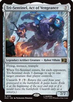 Tri-Sentinel, Act of Vengeance (Surge Foil) [MSC 115]  Foil