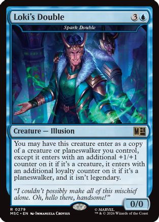Loki's Double - Spark Double (Surge Foil) [MSC 279]  Foil