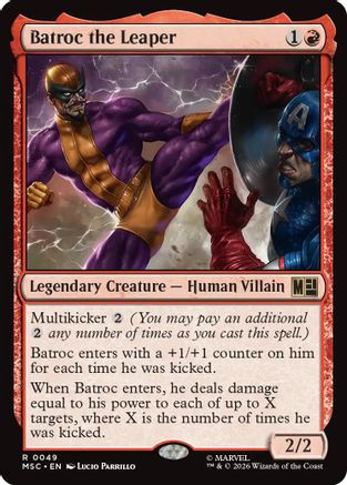 Batroc the Leaper (Surge Foil) [MSC 049]  Foil