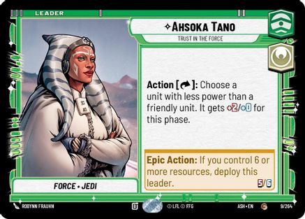 [SWU] Ahsoka Tano - Trust in the Force (9/264) - Ashes of the Empire