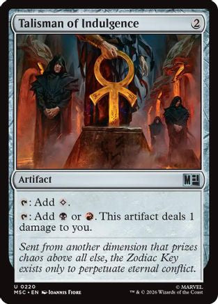 Talisman of Indulgence (Surge Foil) [MSC 220]  Foil