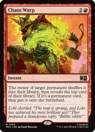 Chaos Warp (Surge Foil) [MSC 164]  Foil