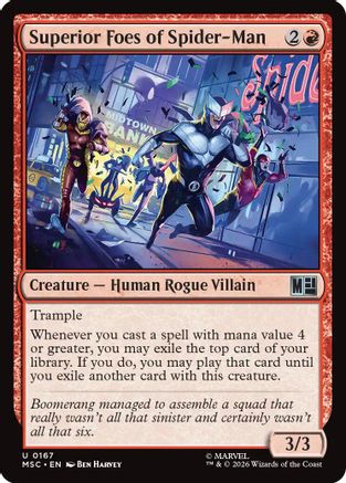 Superior Foes of Spider-Man (Surge Foil) [MSC 167]  Foil