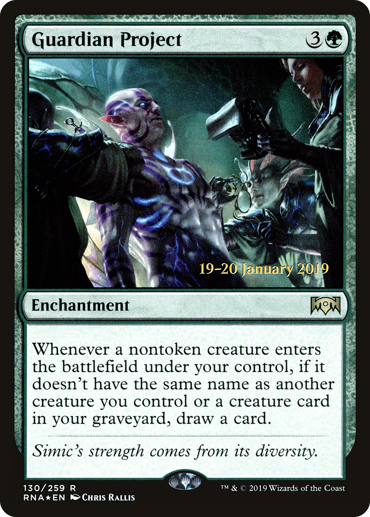 {R} Guardian Project [Ravnica Allegiance Prerelease Promos][PR RNA 130]