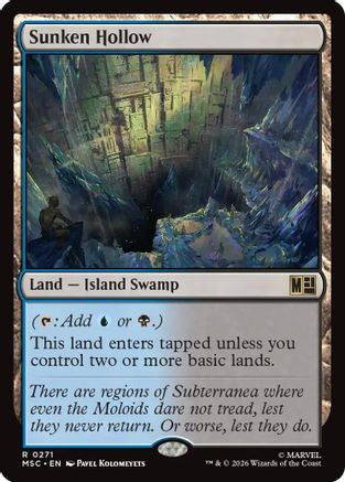 Sunken Hollow (Surge Foil) [MSC 271]  Foil