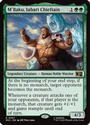M'Baku, Jabari Chieftain [MSC 067]