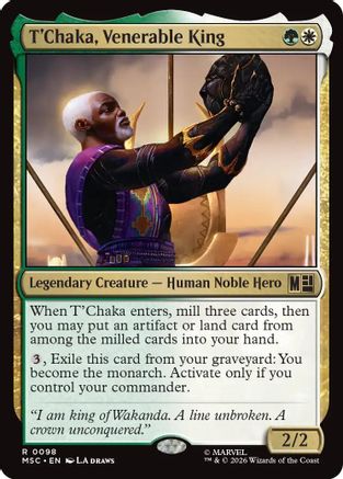 T'Chaka, Venerable King [MSC 098]