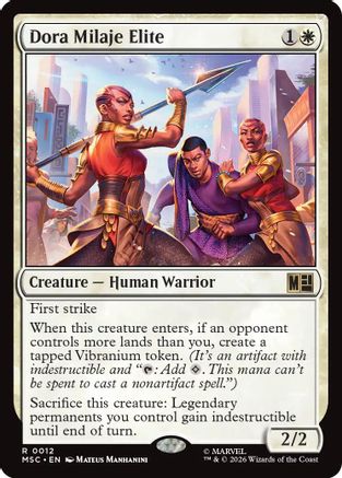 Dora Milaje Elite (Surge Foil) [MSC 012]  Foil