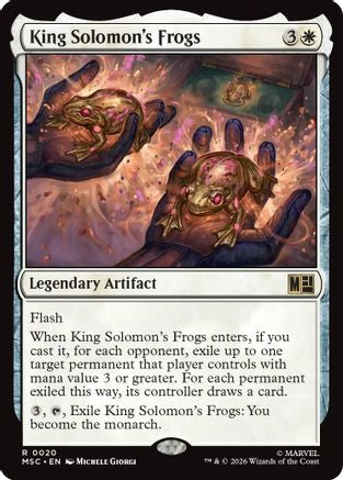 King Solomon's Frogs (Surge Foil) [MSC 020]  Foil