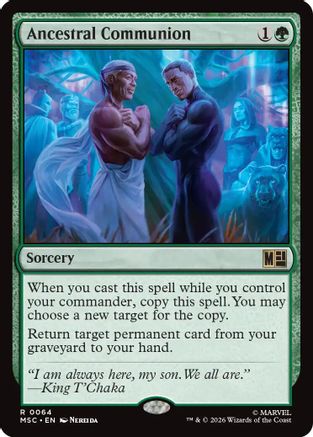 Ancestral Communion (Surge Foil) [MSC 064]  Foil