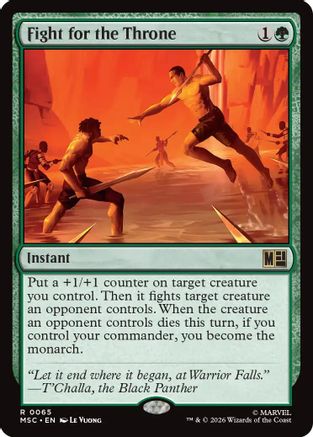 Fight for the Throne (Surge Foil) [MSC 065]  Foil