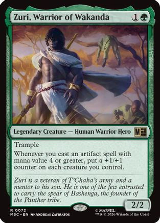 Zuri, Warrior of Wakanda (Surge Foil) [MSC 072]  Foil