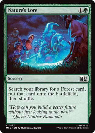 Nature's Lore (Surge Foil) [MSC 177]  Foil