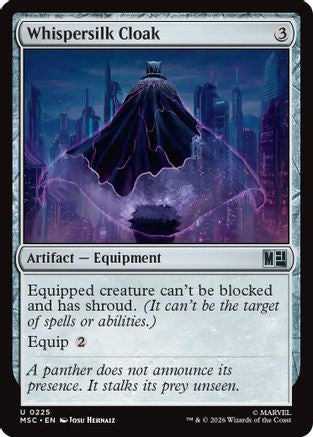 Whispersilk Cloak (Surge Foil) [MSC 225]  Foil