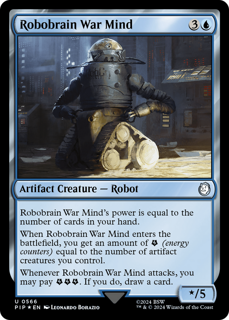 {C} Robobrain War Mind (Surge Foil) [Fallout][PIP 566]