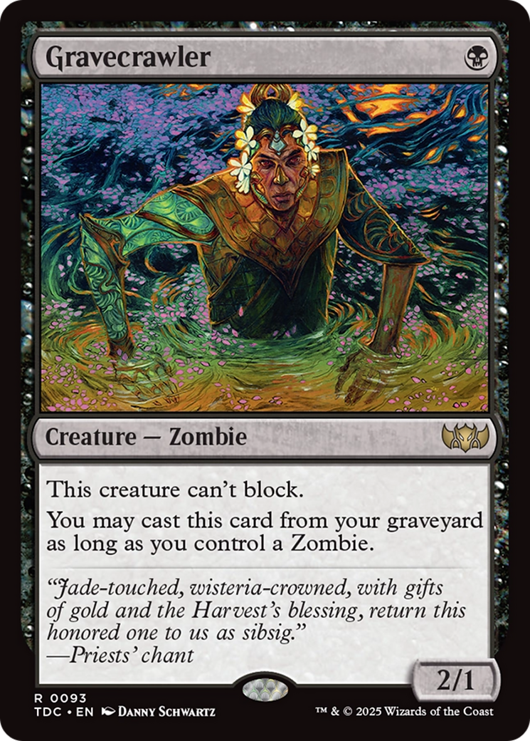 {R} Gravecrawler [Tarkir: Dragonstorm Commander][TDC 093]