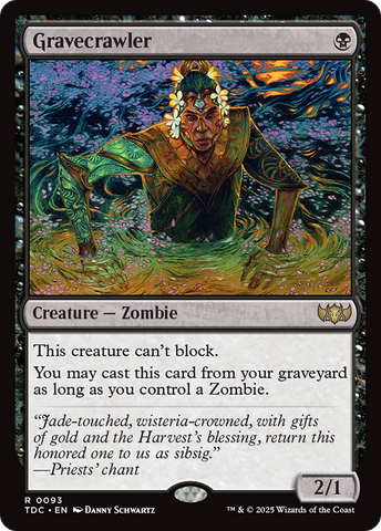 {R} Gravecrawler [Tarkir: Dragonstorm Commander][TDC 093]