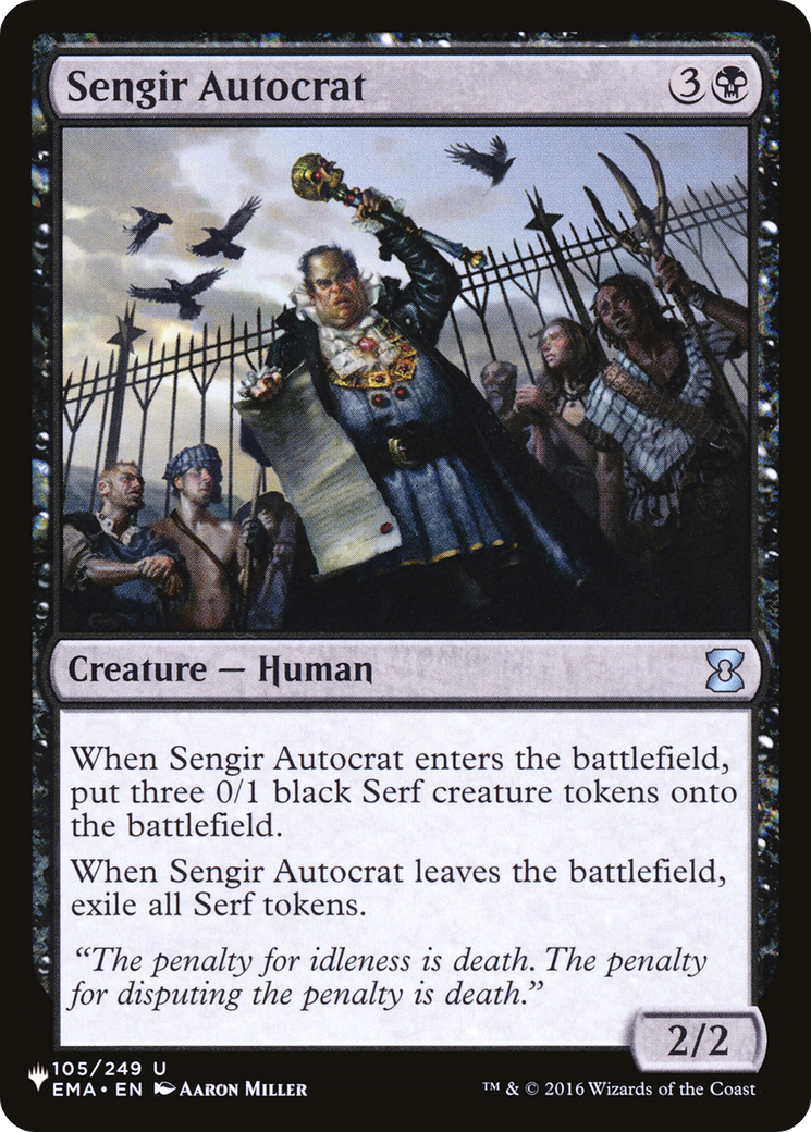 Sengir Autocrat [LIST 105/249]