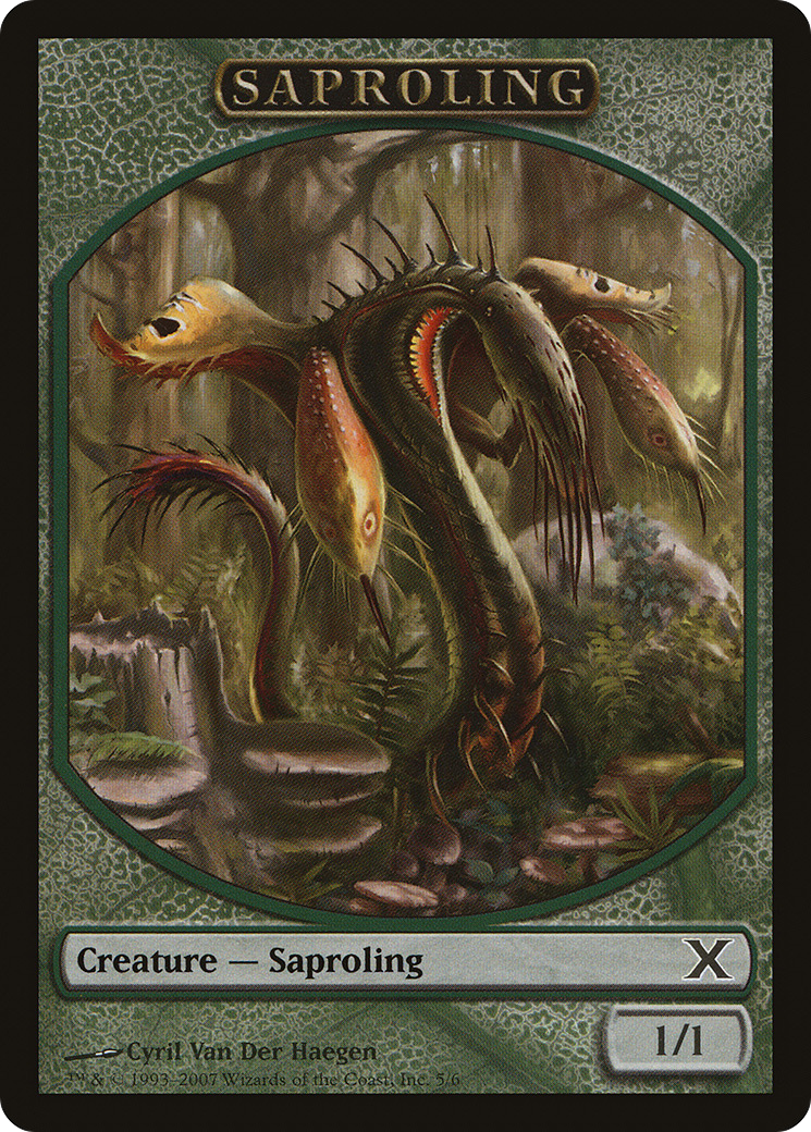 {T} Saproling Token [Tenth Edition Tokens][T10E 005]