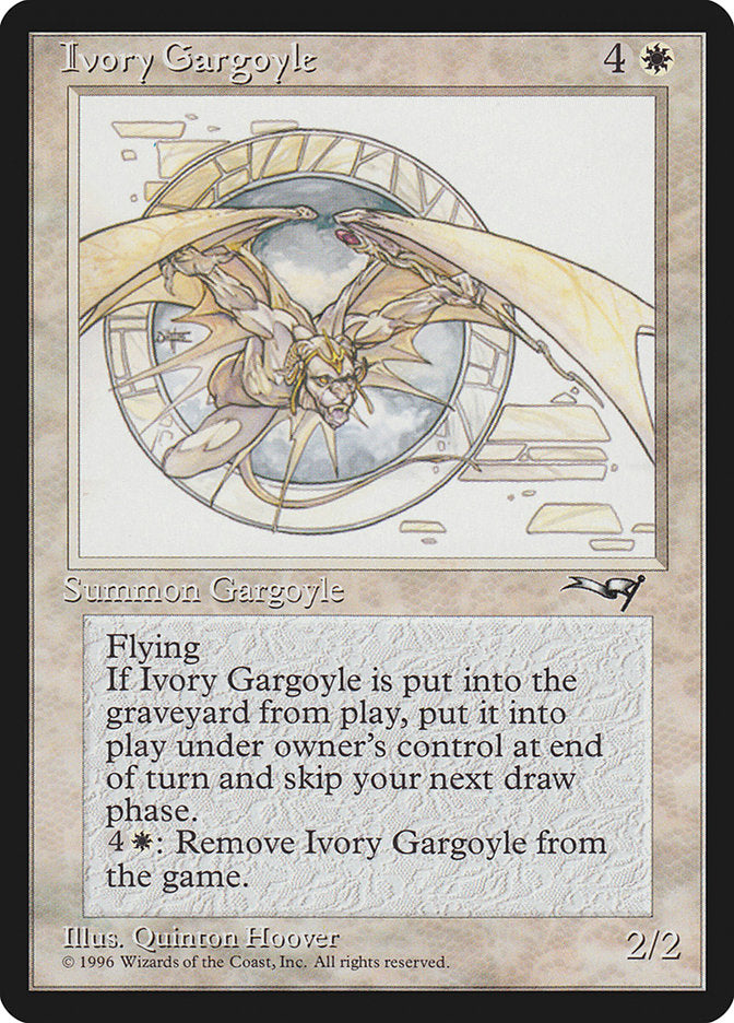 {R} Ivory Gargoyle [Alliances][ALL 005]
