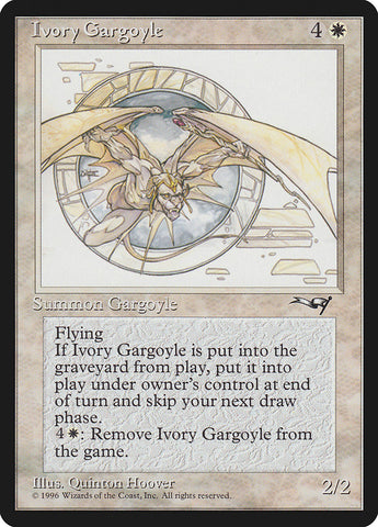 {R} Ivory Gargoyle [Alliances][ALL 005]