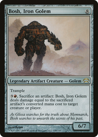 {R} Bosh, Iron Golem [Planechase][HOP 108]