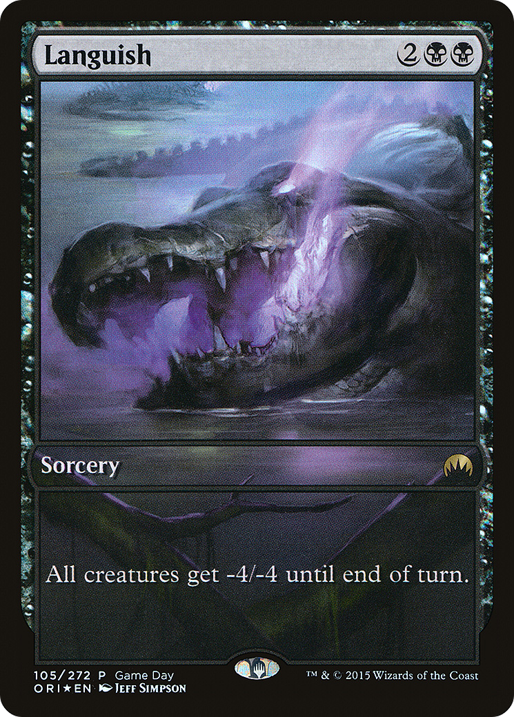 {R} Languish (Game Day) [Magic Origins Promos][PA ORI 105]
