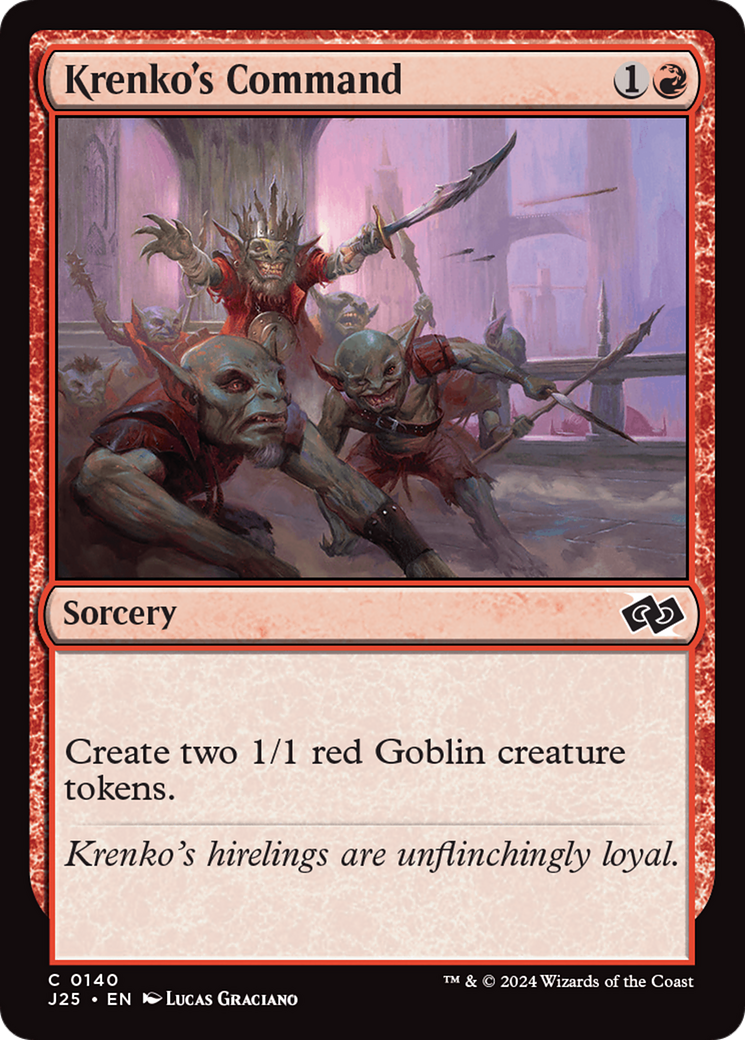 {C} Krenko's Command [Foundations Jumpstart][J25 140]