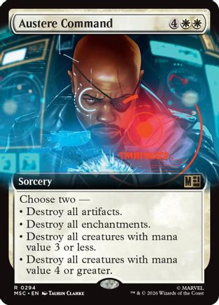 Austere Command (Extended Art) [MSC 294]